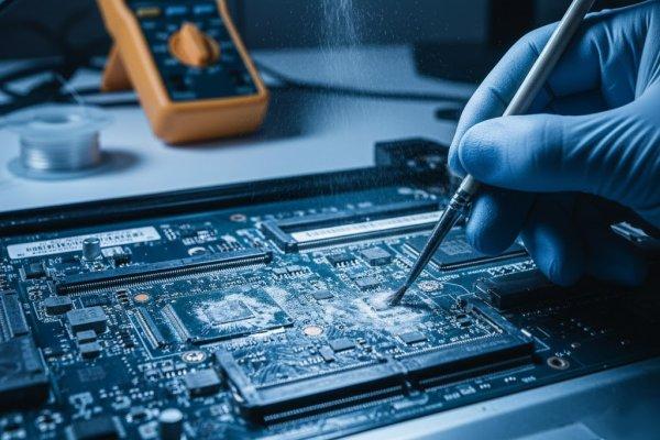 Asus Anakart Üzerinde Oksitlenme ve Temizlik İşlemi