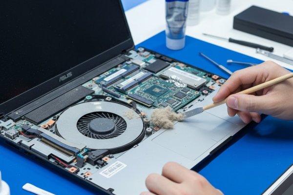 Asus Laptop Fan Temizliği ve Termal Macun Değişimi